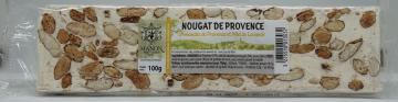 Nougat de Provence, Amandes de Provence et Miel de Lavande 100g