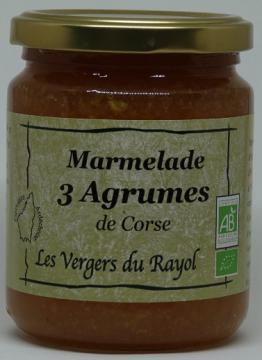 Marmelade 3 Agrumes, pot de 320g