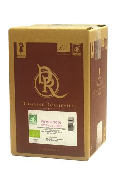 Côtes du Rhône Rosé BIO 2013 BIB 5 litres