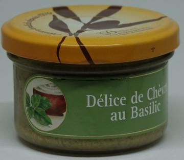 Délice de Chèvre au Basilic, pot de 90g